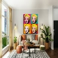 thumbnail image 2 of Andy Warhol Paintings Warhol Pop Art Monroe Framed Wall Art For Bedroom Livingroom Office, 2 of 6