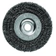 thumbnail image 1 of 4 x 0.5 in. Coarse Bench Grinder Wire Wheel, 1 of 1