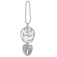 thumbnail image 1 of Planta de flores de lavanda pintura decoracion Colgante de ala, 1 of 3