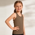 thumbnail image 5 of Grblisyd Girls Athletic Tank Tops Kids Racerback Sleeveless Workout Running Sports Shirts 1-13 Years, 5 of 6