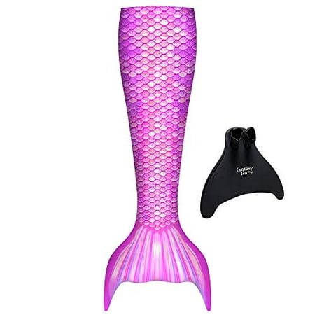 Fin Fun Mermaid Tails for Swimming - Kid's Sizes - with Monofin