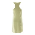 thumbnail image 2 of VELVET by Graham & Spencer Women's Ruffle Front Detail Tank Dress Medium Cream, 2 of 3