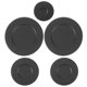 thumbnail image 1 of ADDHAT 5Ud Tapas Para Cocina A Gas En Hierro Fácil De Instalar Y Mantener En Color Negro, 1 of 8