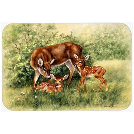 

Deer by Daphne Baxter Glass Large Cutting Board