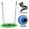 thumbnail image 3 of ZenSports 40’’ Flying Saucer Swing for Kids Outdoor 800lbs Adjustable Web Tree Swing Green, 3 of 9