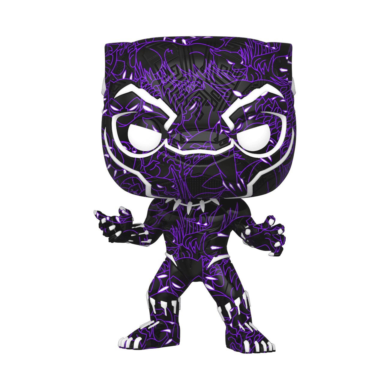Skærpe forene høj Funko Pop! Artist Series: Marvel Studios' Black Panther Legacy Vinyl  Bobblehead (Walmart Exclusive) - Walmart.com