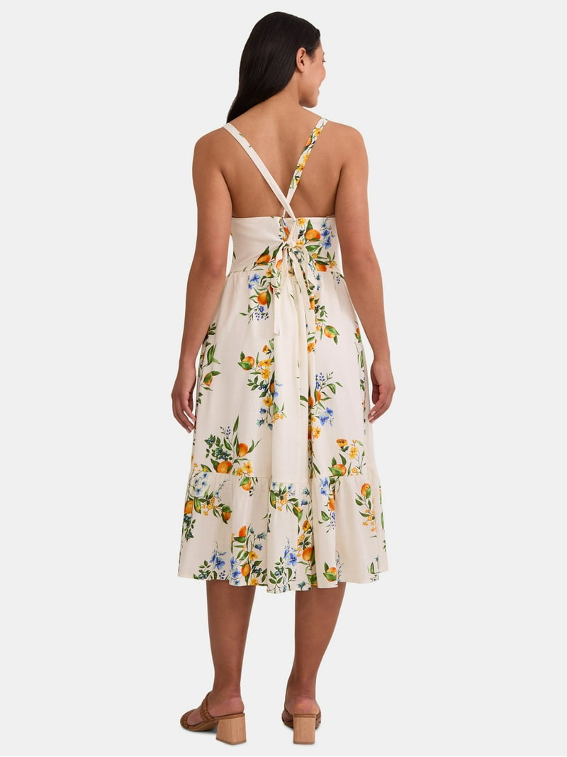 chiffon backless maxi dress Arabella Chiffon Backless Maxi Dress