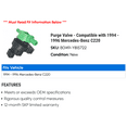 thumbnail image 2 of Purge Valve - Compatible with 1994 - 1996 Mercedes-Benz C220 1995, 2 of 2
