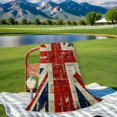 thumbnail image 4 of Union Jack Vintage Flag Design Large  Blanket - Ultra - Soft, Comfortable British Flag Throw for Sofa, Bed, Picnic, and Travel, Machine Washable, 4 of 8