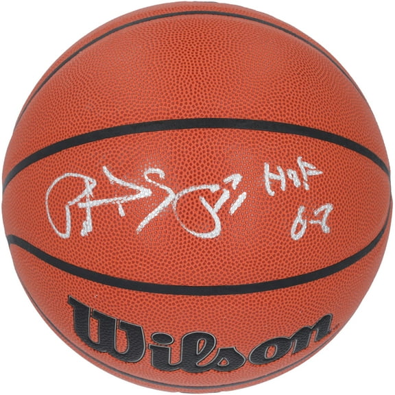 Patrick Ewing New York Knicks Autographed Wilson Replica Basketball with "HOF 08" Inscription - Fanatics Authentic Certified