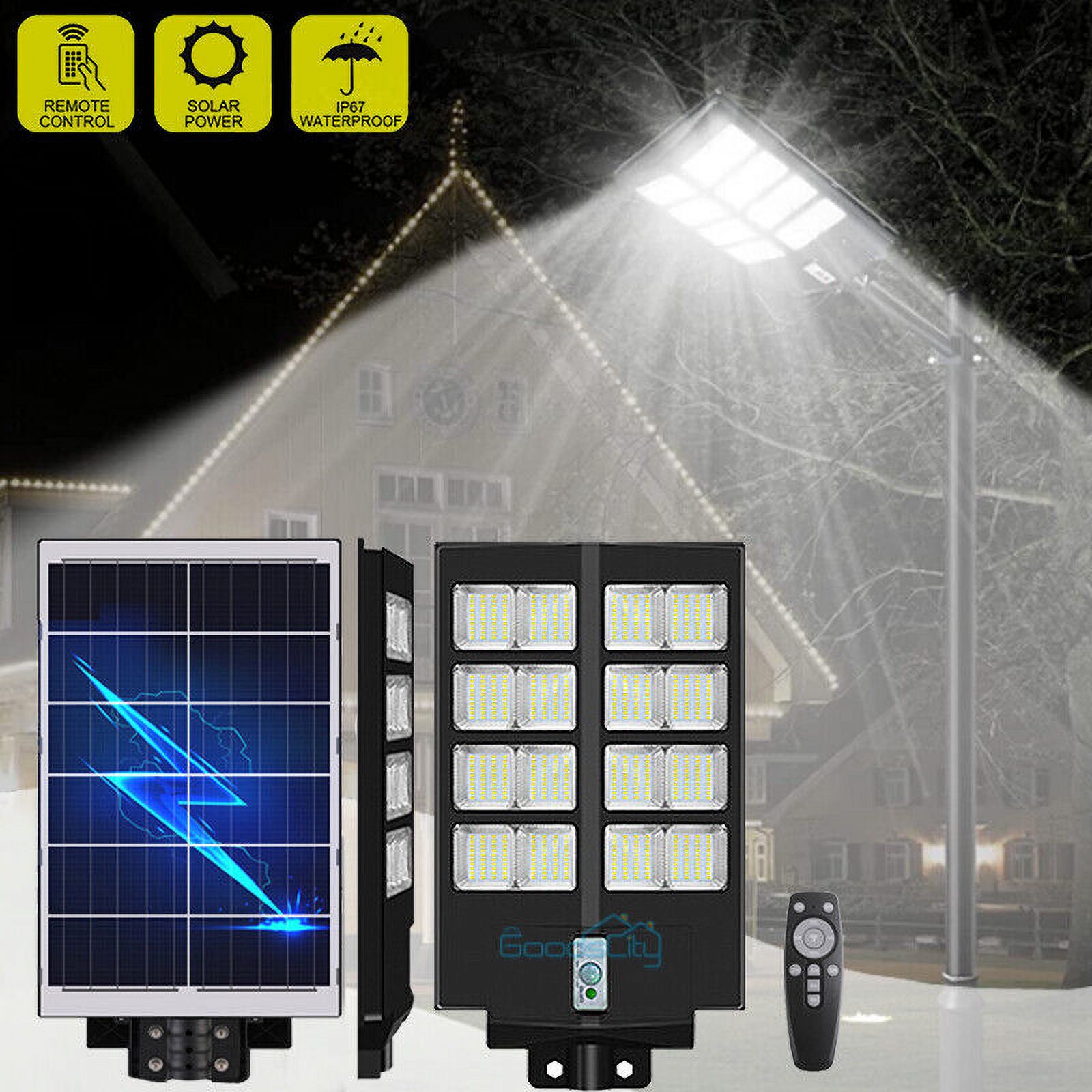 99000000000LM 800W Lampara Solar Luces De Calle LED Con Sensor Para Patio Jardin