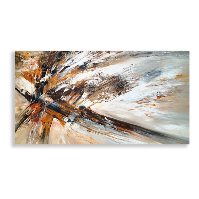 Cuadro Abstracto Café Moderno