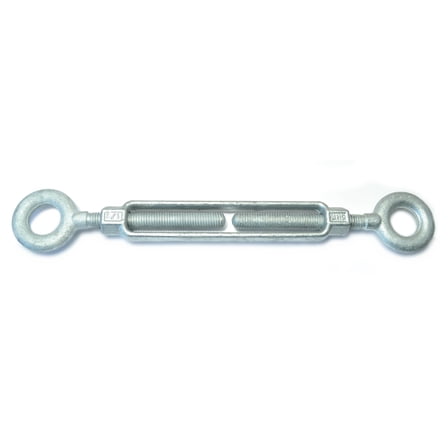 1/2" x 6" Galvanized Steel Eye-Eye Turnbuckle (1 pcs.)