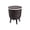 Brown, variant on Lagoon Cancún Outdoor Cooler Bar/Cocktail/Coffee 3-in-1 Patio Table (Gold)