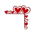 thumbnail image 1 of Valentine Is Day Wooden Door Frame Decoration Pendant Festive Decoration Prop Home Door Corner Decoration, 1 of 2