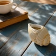thumbnail image 6 of Dongrere Coastal Conch Ceramic Floraler, White Nautical Floral Pot for Flower Indoor Windowsill & Beach Style Home Decor, 6 of 9