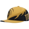 thumbnail image 3 of Youth Mitchell & Ness Gold/Navy New York Titans Gridiron Classic Spiral Snapback Hat, 3 of 5