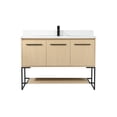 thumbnail image 3 of Elegant Decor Sloane 48" MDF Single Bathroom Vanity with Backsplash in Maple, 3 of 8