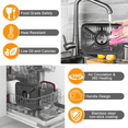 thumbnail image 2 of GCQ Air Fryer Grill Pan for Ninja Foodi DZ401 DZ550 DZ302 10 QT DualZone Air Fryers, Air Fryer Replacement Parts Grill Plate Tray Accessories, 2 of 8