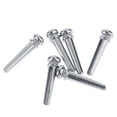 thumbnail image 2 of 6 Piezas Metal De Plata Guitarra Clavos Clavos De Puente Peg Block De Baoblaze La guitarra parte, 2 of 5