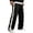 Black, variant on Tear Away Pants for Men Loose Fit Easy Care Side Snap Open Breakaway Adaptive Casual Pants Recovery Pants
