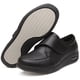 thumbnail image 4 of zapatos para hombre, zapatos de cuero para personas mayores, pies anchos seniles, hinchados, para hombre y mujer, zapatos suaves y cómodos para diabéticos, zapatillas de deporte, 4 of 4