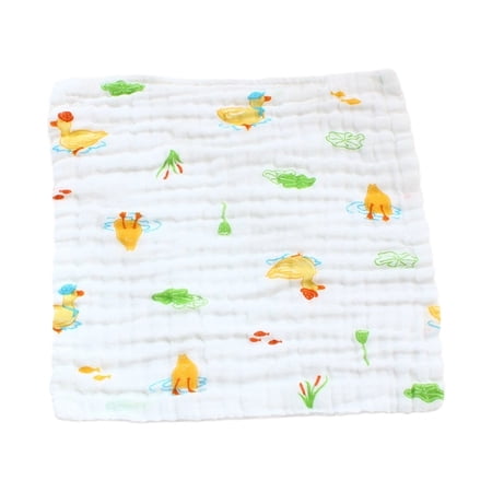Infant Baby Nursing Bib Cotton Burp Cloth Reusable Face Towel Soft and Absorbent Saliva Towel for Daily Use