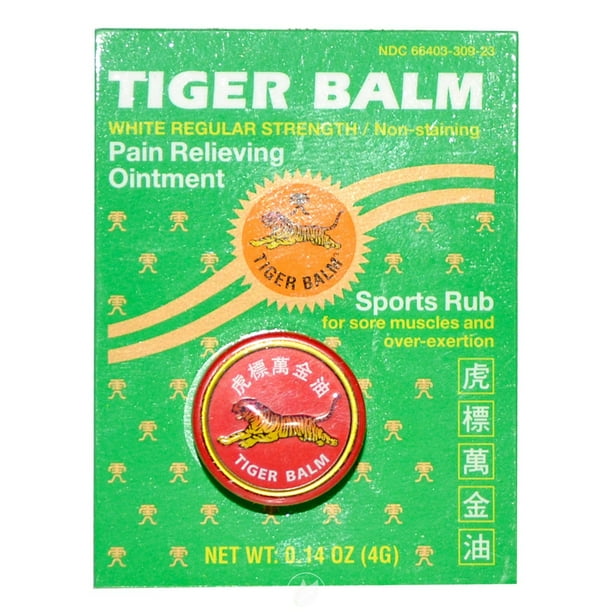 Tiger Balm White 0.14 Fl Oz by Tiger Balm, Pack of 2 - Walmart.com