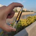 thumbnail image 3 of Tobacco Pipa Mouth Tip Herb Tobacco Pipe Cigarette Pipe Holder,Black, 3 of 5