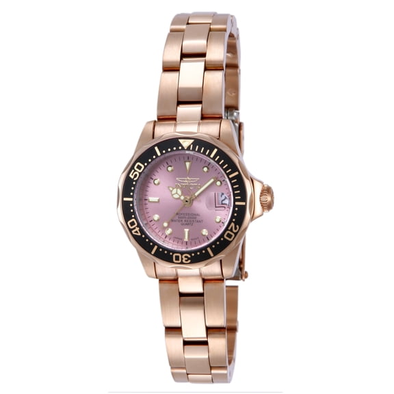 Invicta Women's Pro Diver Pink Dial Watch - 14100