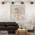 thumbnail image 4 of 1849 Map of Texas | Historic Texas Map on Gallery Wrap Canvas | 32L X 31W" Inches, 4 of 5