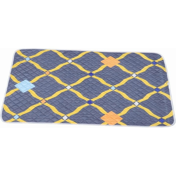 HomeKingdee Washable Cotton Incontinence Pad Absorbent Bed Wetting Mat with Water Locking Design Protective Urine Bed Pad for Menstruation and Elderly Care