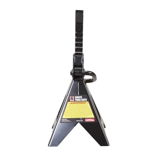 Torin Black Jack 6 Ton Steel Jack Stands Pair - T46002W - Walmart