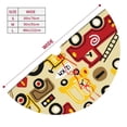 thumbnail image 5 of Kll 48" Christmas Tree Skirt Vehicles Xmas Tree Skirts Mat For New Year Xmas Holiday Party Indoor Outdoor Home Decoration, 5 of 9