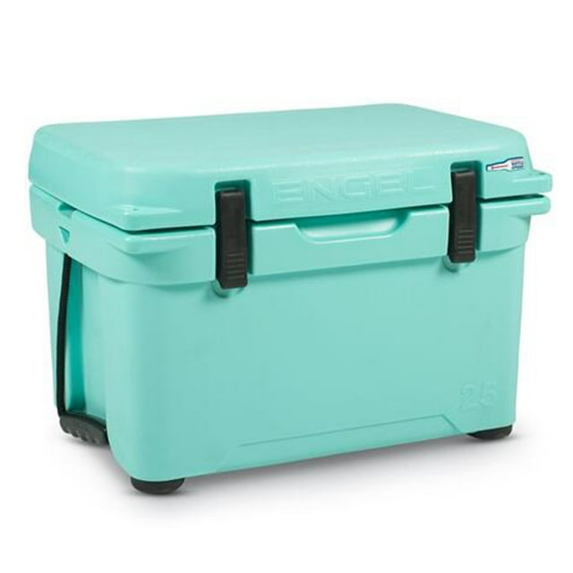 Engel 25 High Performance 5.28 Gal 24 Can Roto Molded Ice Cooler, Sea Foam