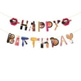 thumbnail image 2 of Lipstick Cosmetics Theme Birthday Party Decoration Flag Cake Balloon Set, 2 of 2