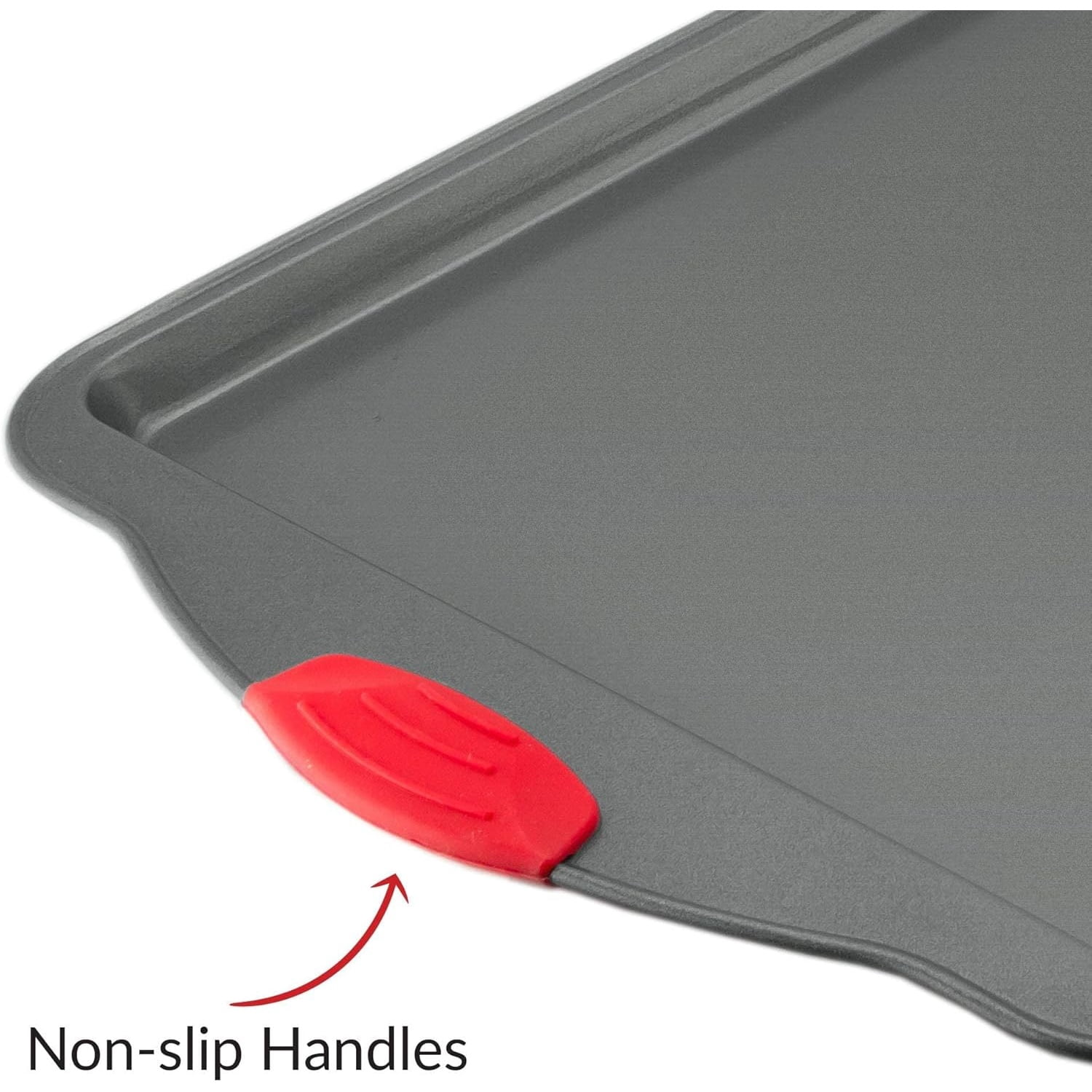 Nonstick Baking Sheet Pans – Set of 3, Warp, Dent, and Rust-Resistant – Baking Performance