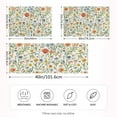 thumbnail image 2 of Yayeee Pillowcase King Size Set of 2 Satin Wrinkle Resistant Envelope Pillow Case, Watercolor Wildflowers Pattern, 2 of 8