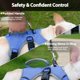 thumbnail image 4 of Arnés para perros Huntboo Escape Proof Reflectivo Technicolor Azul, 4 of 7