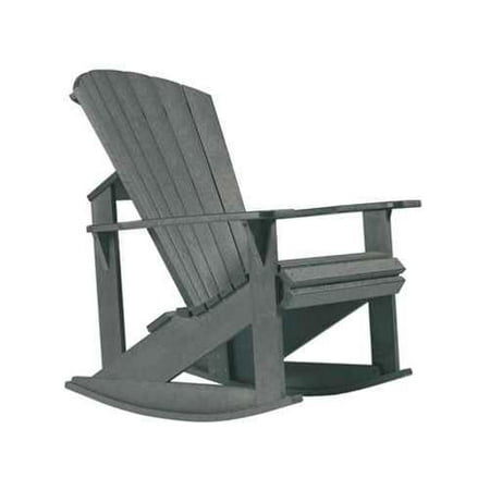 Adirondack Rocking Chair in Slate Grey - Walmart.com