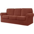 thumbnail image 1 of CHUN YI Stretch Checks Spandex Sofa Cover Separate Backrests Cushions Cover Slipcover, 1 of 5