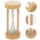 thumbnail image 5 of 3 minutos Sandglass de arena de arena de arena blanca Temporizante Mesa de escritorio decoración de escritorio, 5 of 7