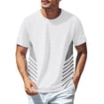 thumbnail image 5 of JTSRKL Men's Summer Ice Silk Athletic T-Shirt Cooling Breathable Quick Dry Tops Short Sleeve Running Training Sports Casual Muscle Tees, 5 of 6