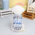 thumbnail image 3 of CSChome Geometric Print Pet Vest Pets Clothes with Towing Ring Soft Breathable Fine Workmanship Comfortable Photograph Prop Polyester Geometric Print Pet T-shirt, 3 of 7