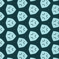 thumbnail image 1 of Ahgly Company Machine Washable Indoor Square Transitional Deep-Sea Blue Area Rugs, 5' Square, 1 of 7