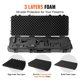 thumbnail image 2 of Estuche rígido para rifle VEVOR 42 pulgadas impermeable IP67 con ruedas, 2 of 8