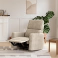 thumbnail image 3 of DHP Lukas Swivel Recliner Chair, Cream Corduroy, 3 of 25