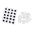 thumbnail image 4 of 20pcs Ojos De Pesca 3D Señuelos De Pesca Ojo Piezas Cabeza De Accesorio Para Cebos De Pesca, Atado De Moscas, Señuelos De Pesca, tal se describe Soledad  Pesca Señuelos Ojos, 4 of 10