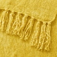 thumbnail image 2 of Home Soft Things Crystal Chenille Throw - Primrose Yellow - 50" x 60", 2 of 8