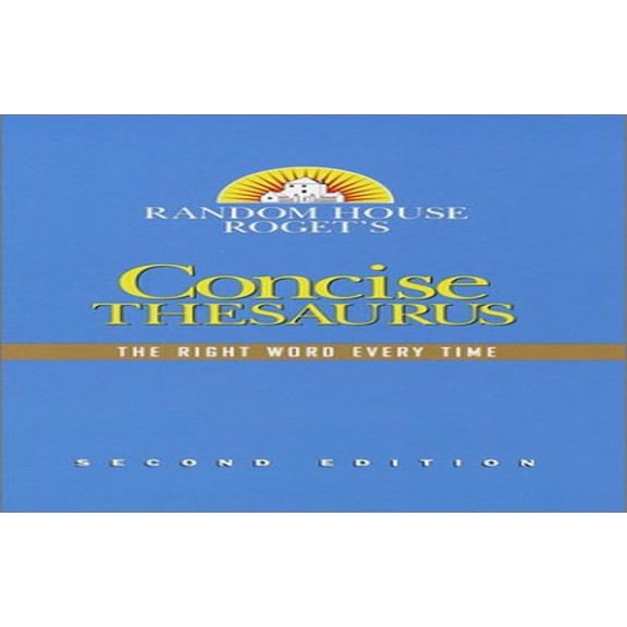 Pre-Owned Random House Roget's Concise Thesaurus : Second Edition
